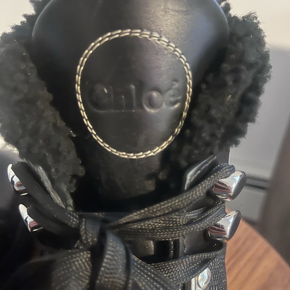 Authentic Black Leather Women's Boots by Chloé - Picture 5 of 5